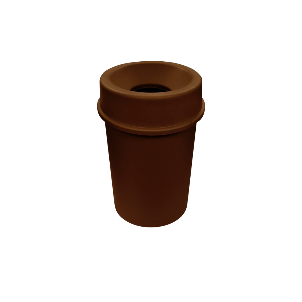 BOTE DE BASURA 45 LITROS CON TAPA EMBUDO MARCA SABLÓN 8385NE
