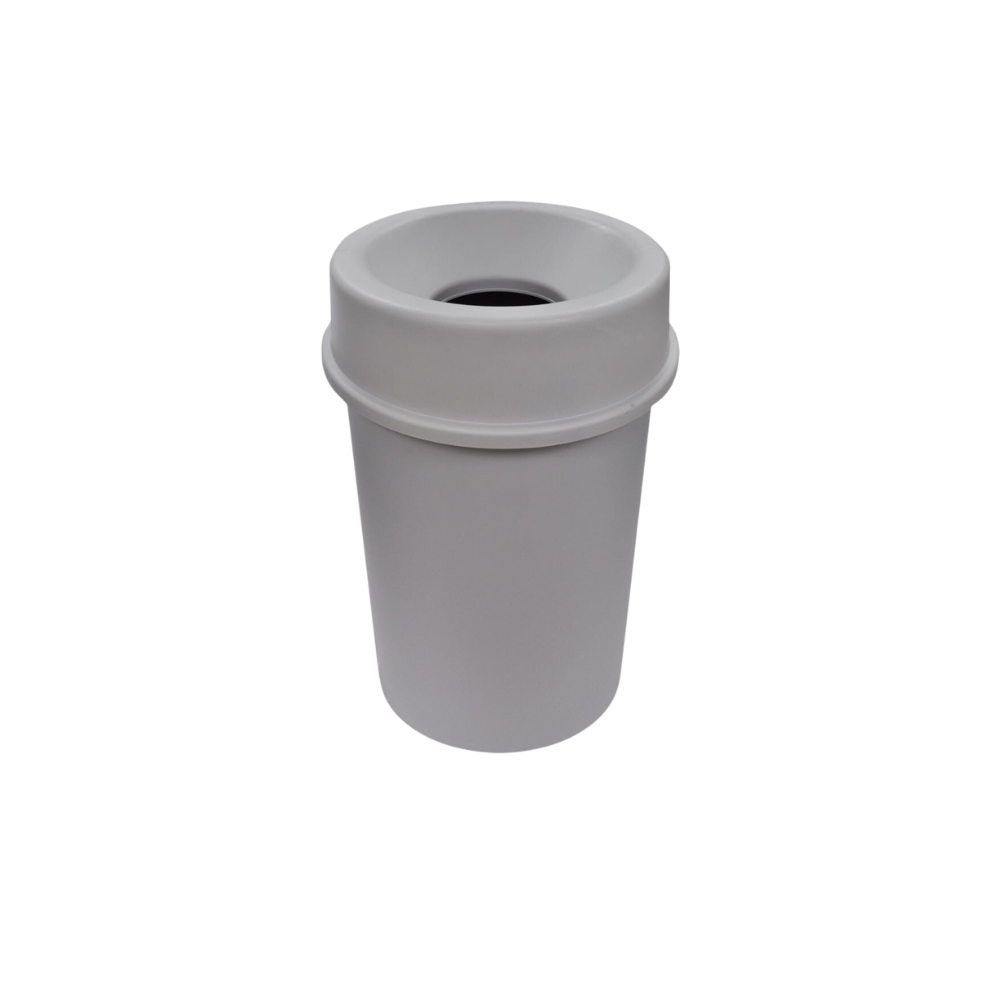 BOTE DE BASURA 45 LITROS CON TAPA EMBUDO MARCA SABLÓN 8385NE