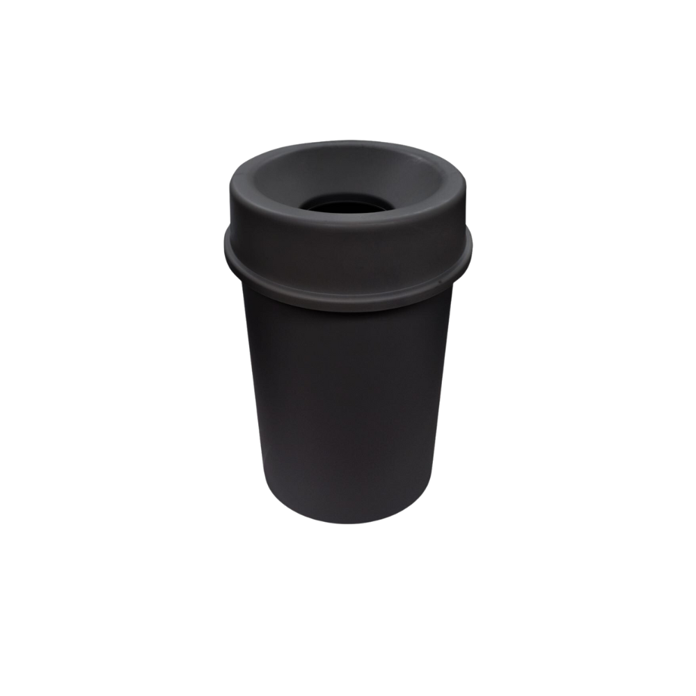 BOTE DE BASURA 45 LITROS CON TAPA EMBUDO MARCA SABLÓN 8385NE