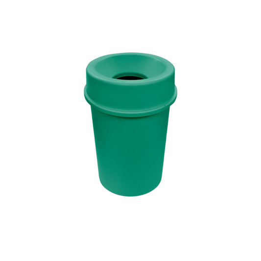 BOTE DE BASURA 45 LITROS CON TAPA EMBUDO MARCA SABLÓN 8385NE