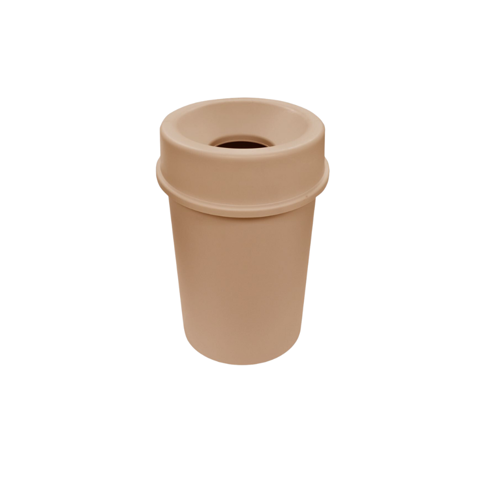 BOTE DE BASURA 45 LITROS CON TAPA EMBUDO MARCA SABLÓN 8385NE