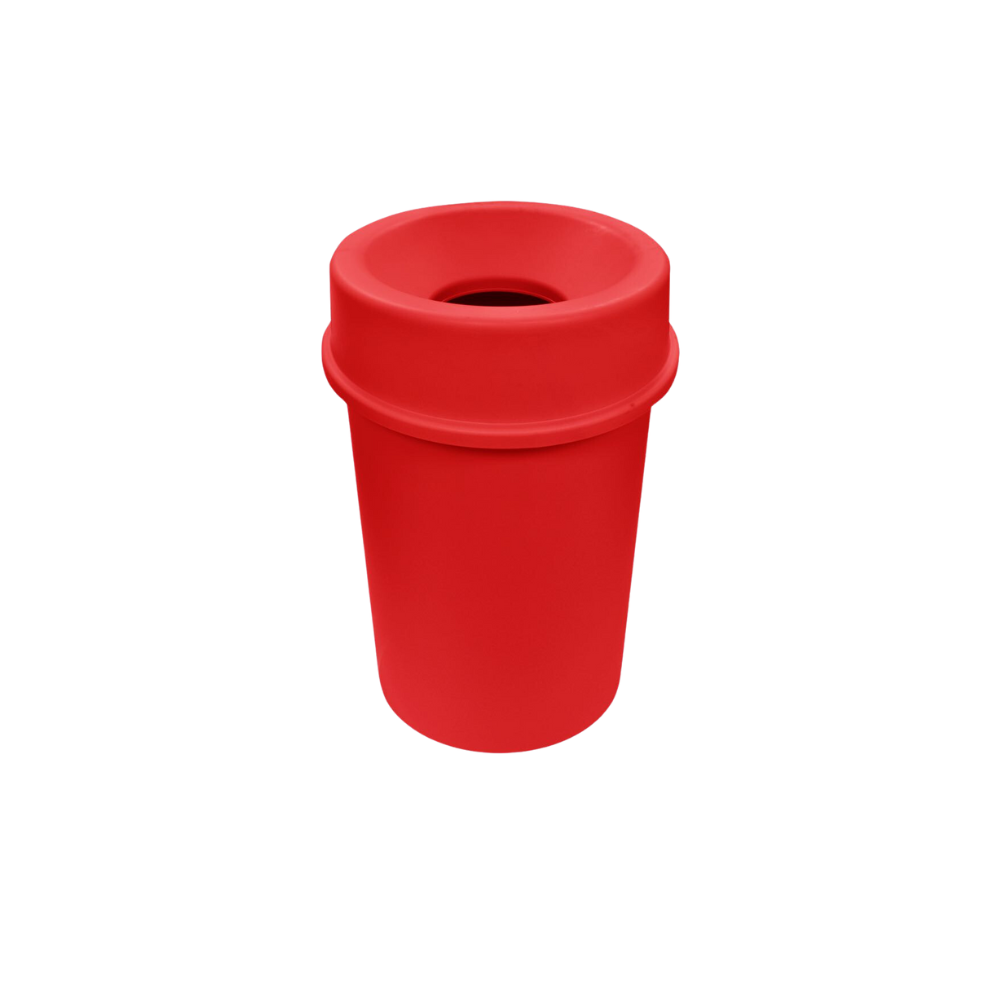 BOTE DE BASURA 45 LITROS CON TAPA EMBUDO MARCA SABLÓN 8385NE
