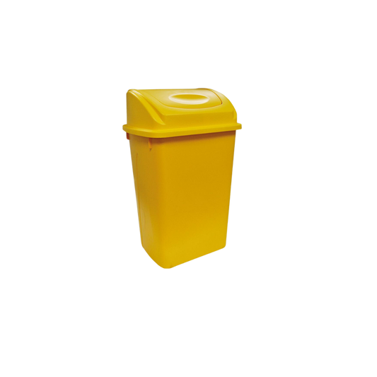 BOTE DE BASURA DE  80 LITROS CON TAPA BALANCÍN FRONTAL CUERPO Y TAPA MISMO COLOR 8413AM