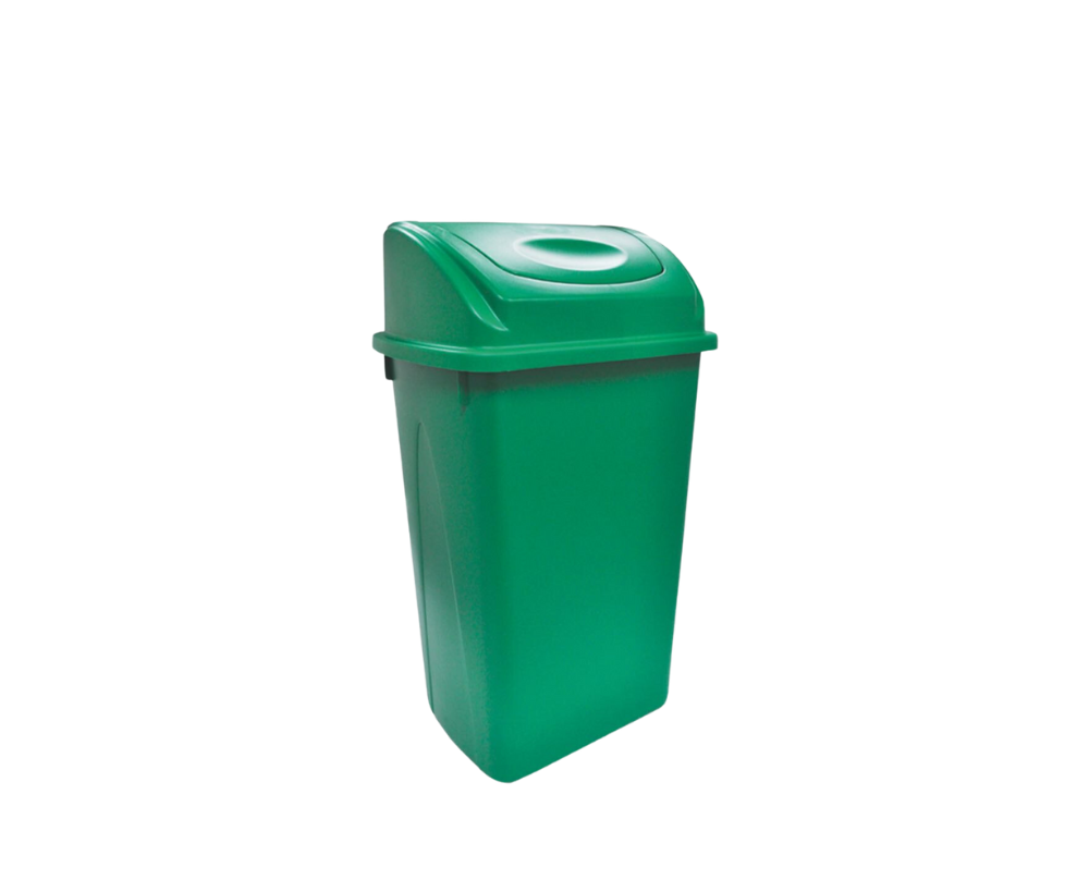 BOTE DE BASURA DE  80 LITROS CON TAPA BALANCÍN FRONTAL CUERPO Y TAPA MISMO COLOR 8413AM