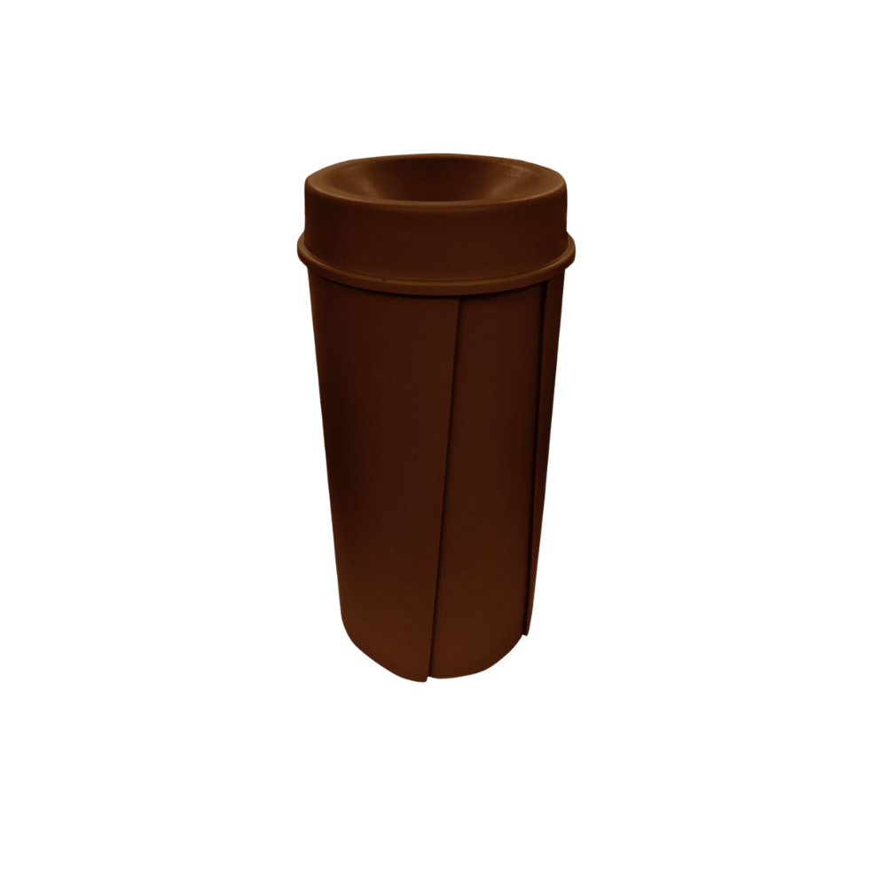 BOTE DE BASURA 80 LITROS CON TAPA EMBUDO
