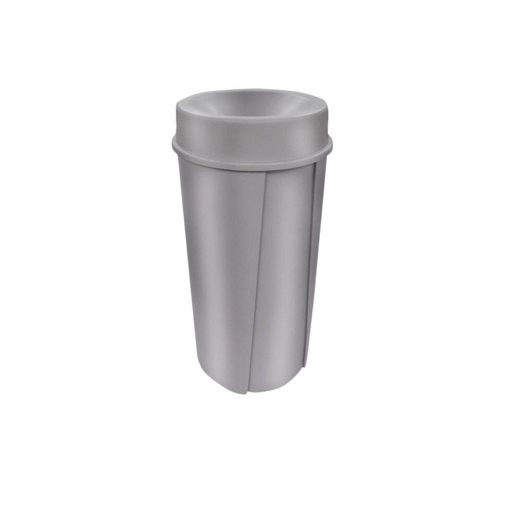 BOTE DE BASURA 80 LITROS CON TAPA EMBUDO