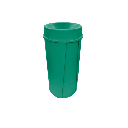 BOTE DE BASURA 80 LITROS CON TAPA EMBUDO