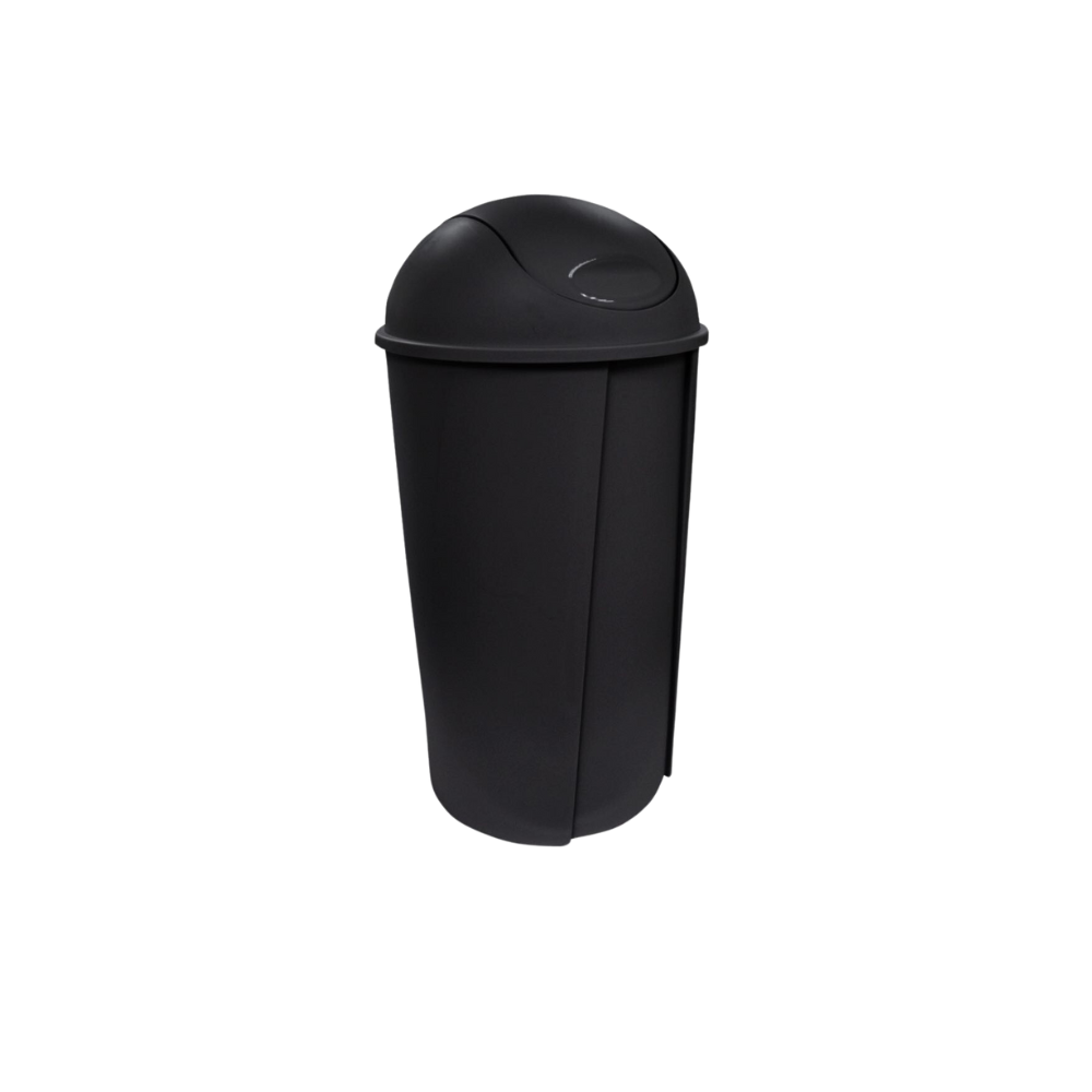 BOTE DE BASURA 80 LITROS CON BALANCÍN CURVO 8505NE