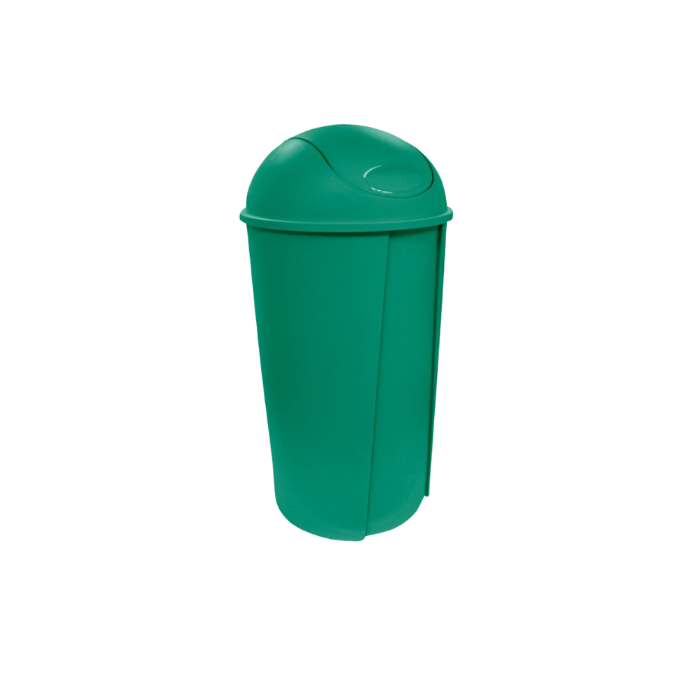BOTE DE BASURA 80 LITROS CON BALANCÍN CURVO 8505NE