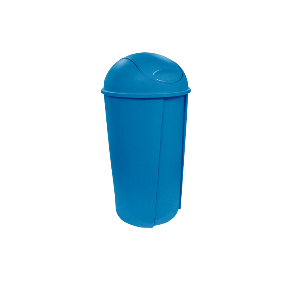 BOTE DE BASURA 80 LITROS CON BALANCÍN CURVO 8505NE