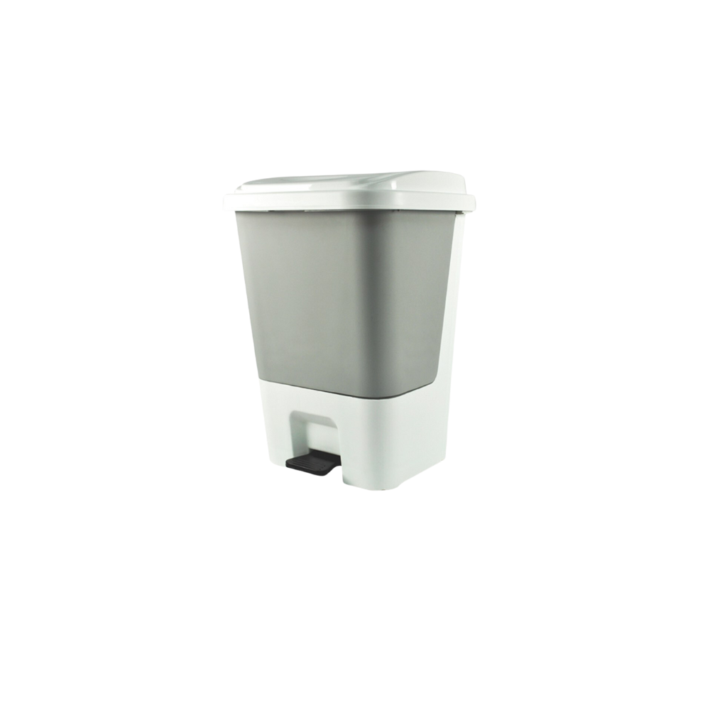 BOTE DE BASURA PARA INORGÁNICO CON PEDAL Y TAPA 17 LITROS MARCA SABLÓN 8521IN