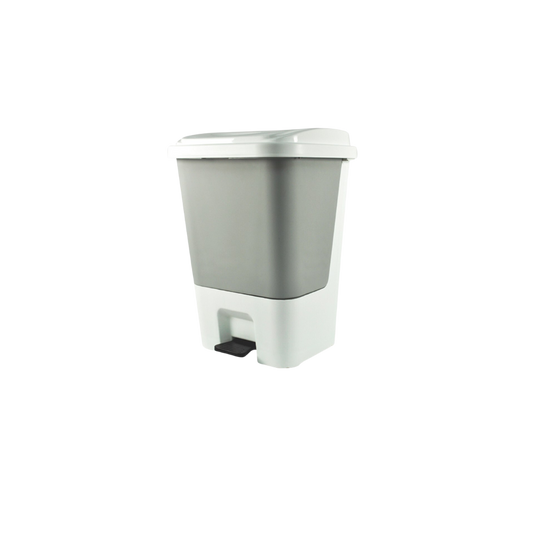 BOTE DE BASURA PARA INORGÁNICO CON PEDAL Y TAPA 17 LITROS MARCA SABLÓN 8521IN