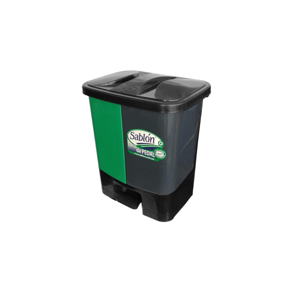 CESTO DE PEDAL 40 LITROS ORGÁNICO-INORGÁNICO 8525DU