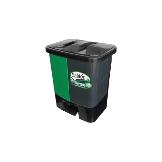 CESTO DE PEDAL 40 LITROS ORGÁNICO-INORGÁNICO 8525DU