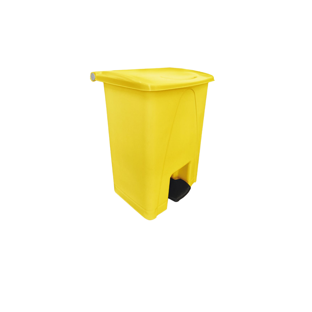 BOTE DE BASURA GRANDE CON PEDAL Y TAPA CAPACIDAD 80 L
