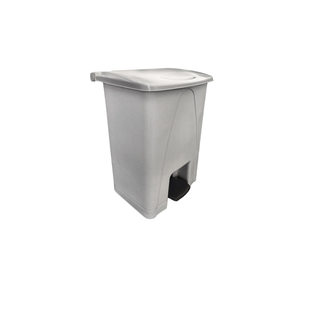 BOTE DE BASURA GRANDE CON PEDAL Y TAPA CAPACIDAD 80 L