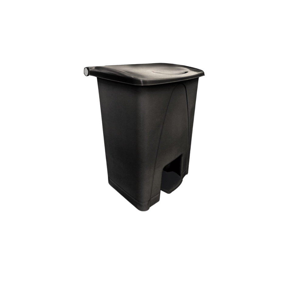 BOTE DE BASURA GRANDE CON PEDAL Y TAPA CAPACIDAD 80 L