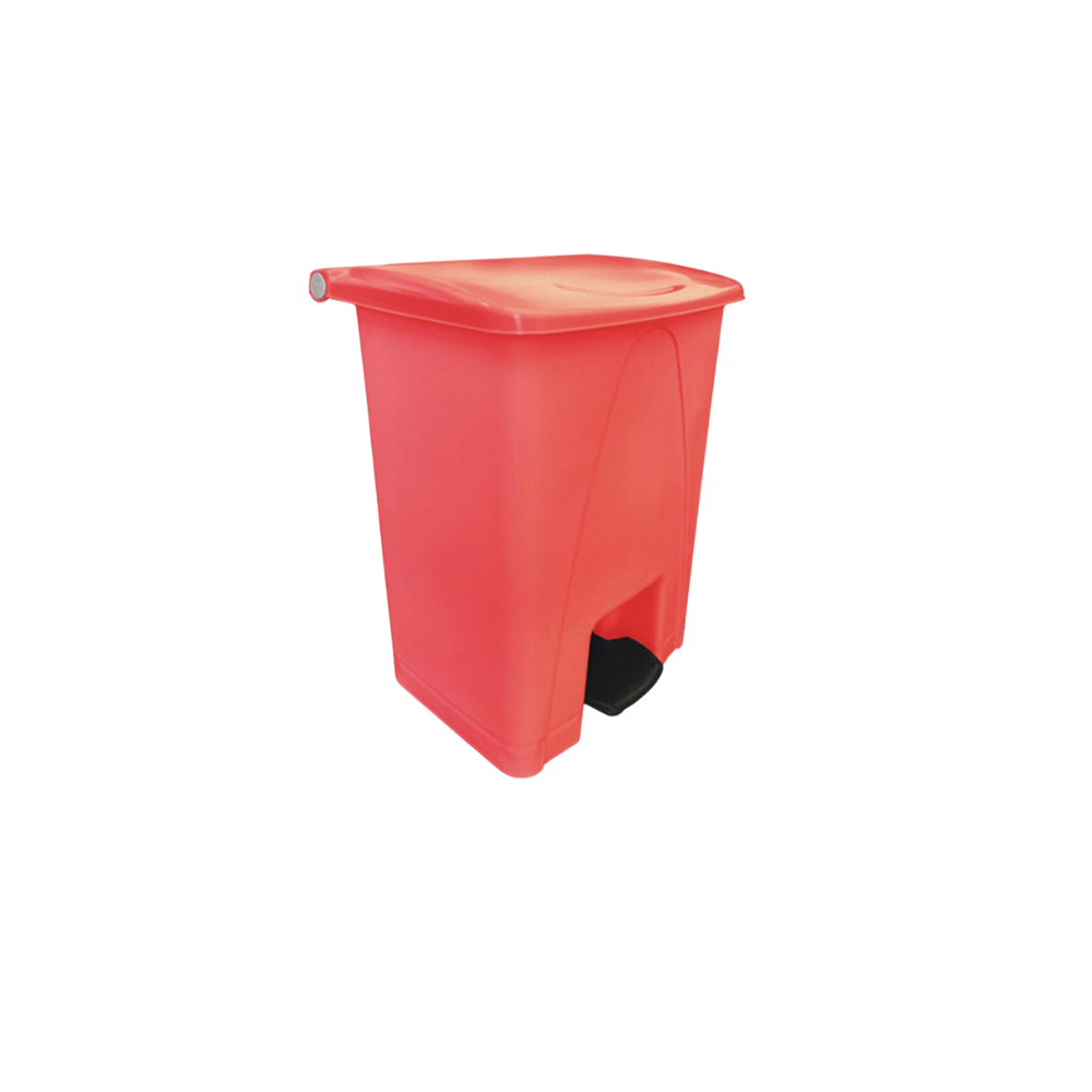BOTE DE BASURA GRANDE CON PEDAL Y TAPA CAPACIDAD 80 L