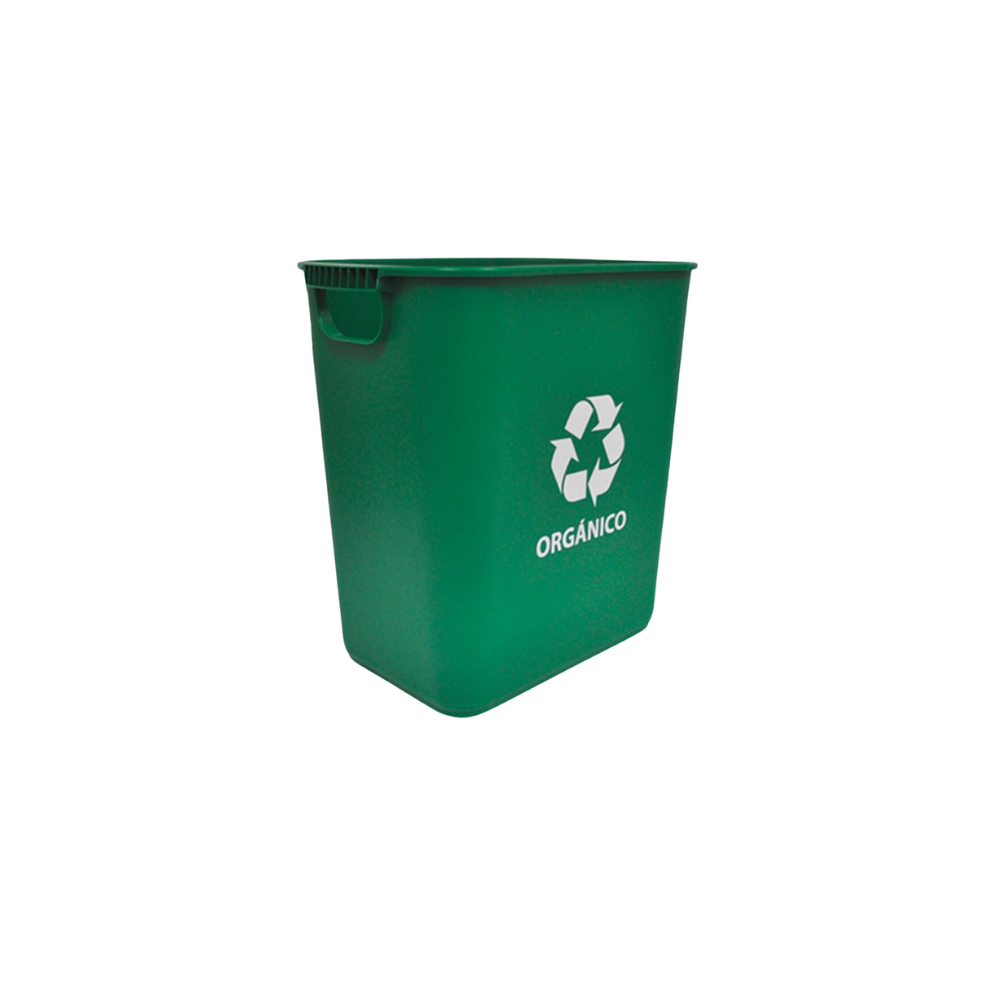 CESTO JUMBO CON ASAS 26 LITROS CON IMPRESIÓN ORGÁNICO E INORGÁNICO 8596OR
