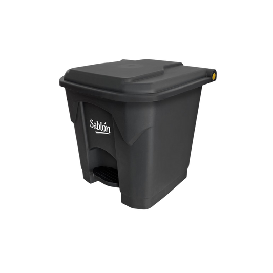BOTE DE BASURA MEDIANO CON PEDAL CON CAPACIDAD DE 30 L 8611P