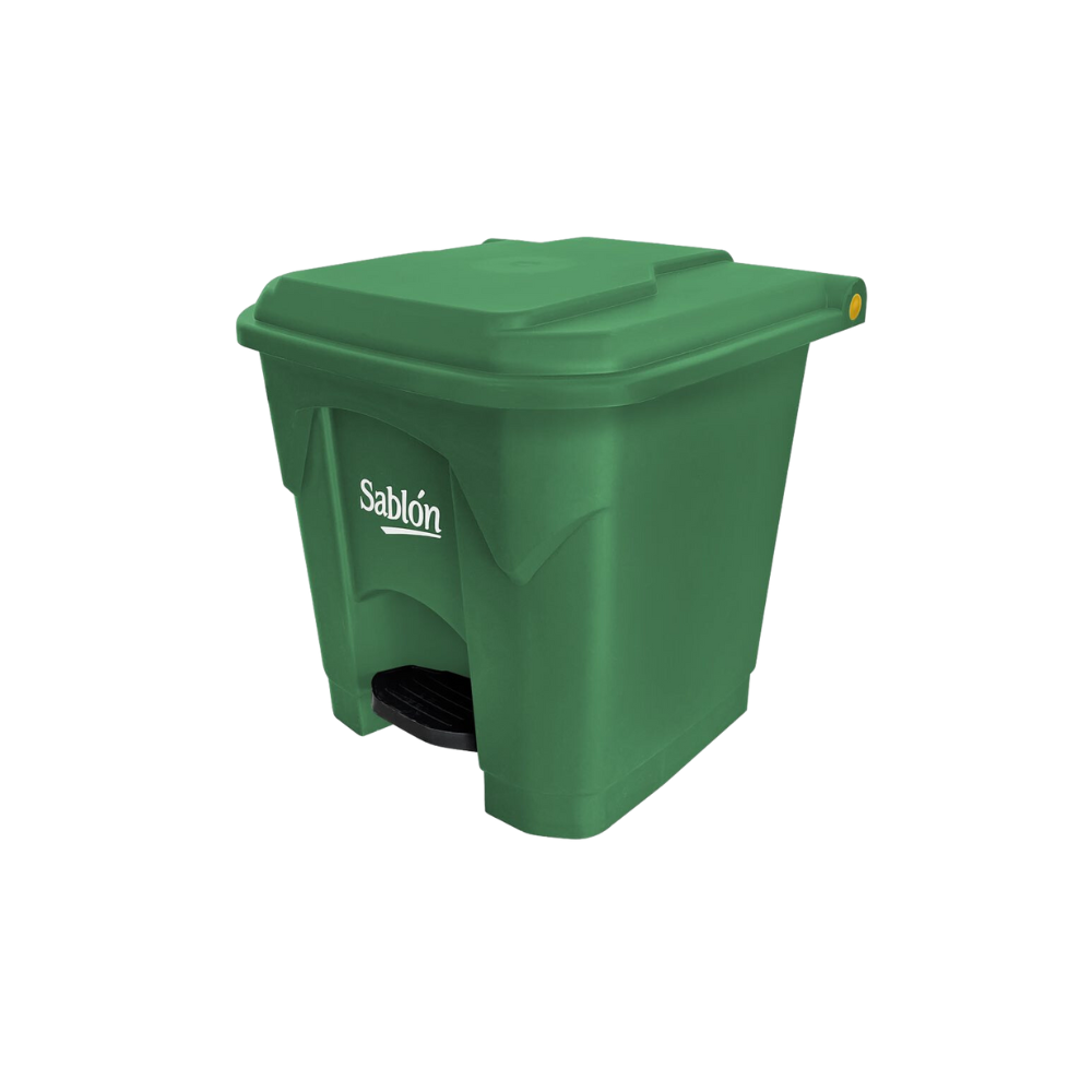 BOTE DE BASURA MEDIANO CON PEDAL CON CAPACIDAD DE 30 L 8611P