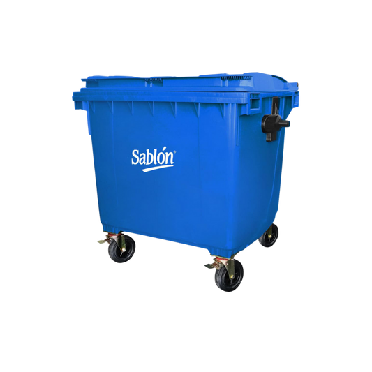 CONTENEDORES PARA BASURA DE 1100 LITROS SIN PEDAL CUERPO Y TAPA DEL MISMO COLOR