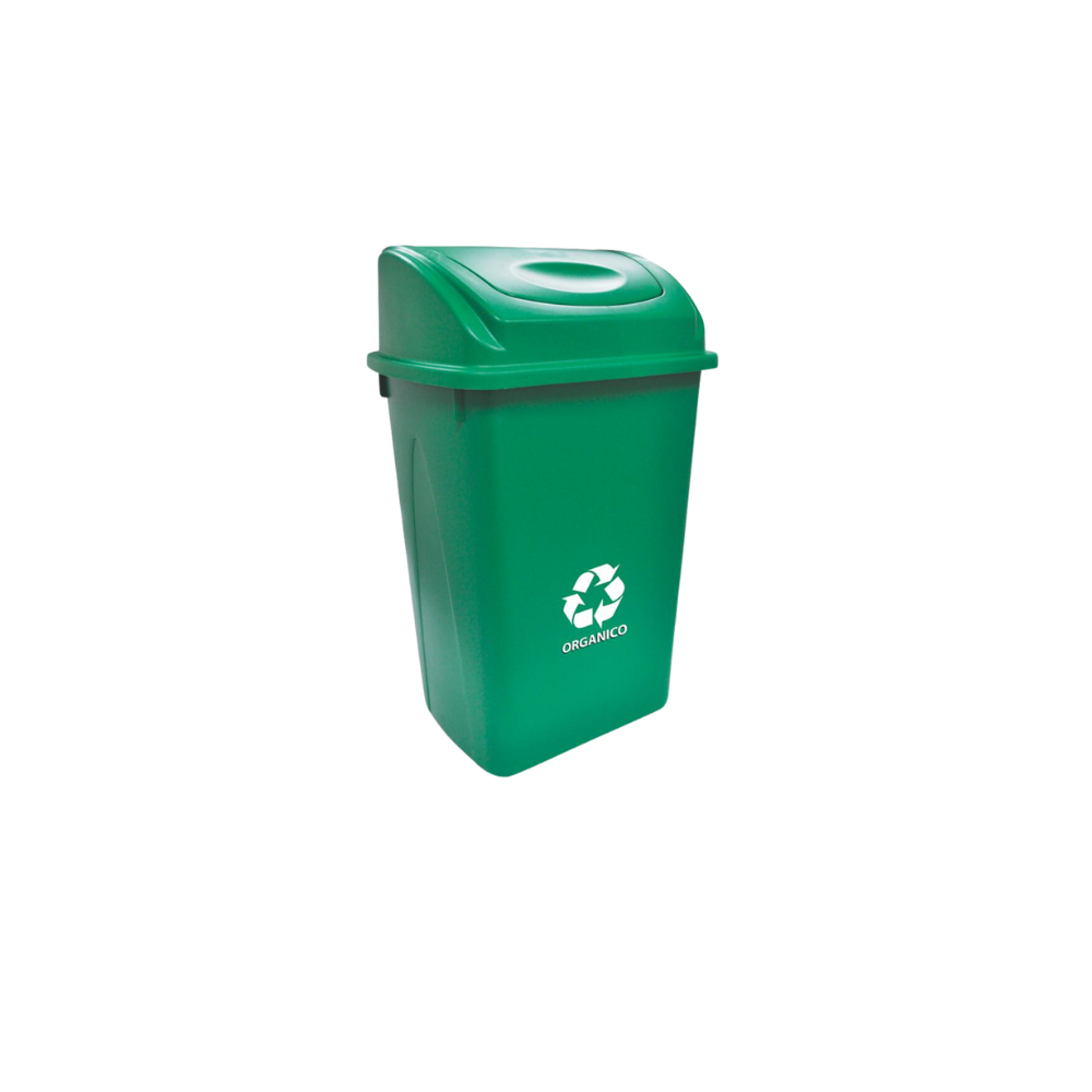 BOTE DE BASURA DE  80 LITROS CON TAPA BALANCÍN FRONTAL CON IMPRESIÓN 8654IN