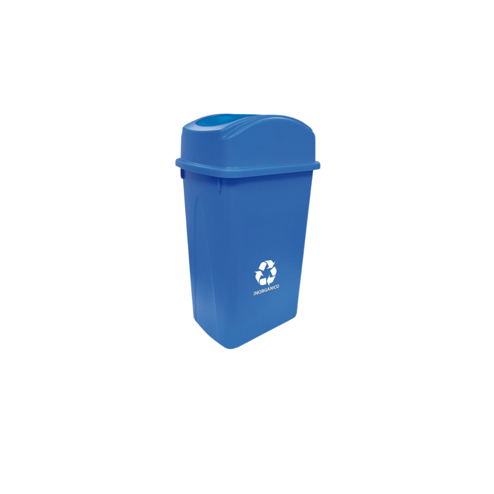 BOTE DE BASURA 80 LITROS CON TAPA BALANCÍN LATERAL CON IMPRESIÓN 8664IN
