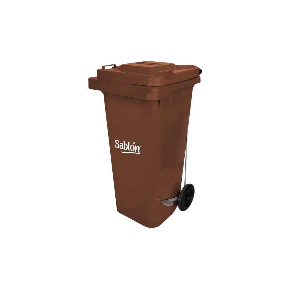 CONTENEDORES PARA BASURA 120 LITROS CON PEDAL MARCA SABLÓN SKU 8789RJ