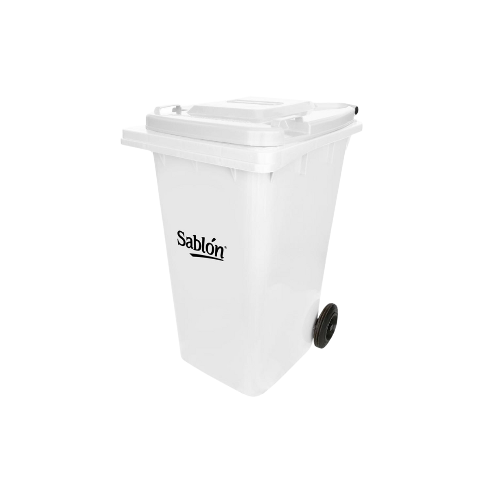 CONTENEDOR PARA BASURA 240 LITROS SIN PEDAL MARCA SABLÓN 8923AM