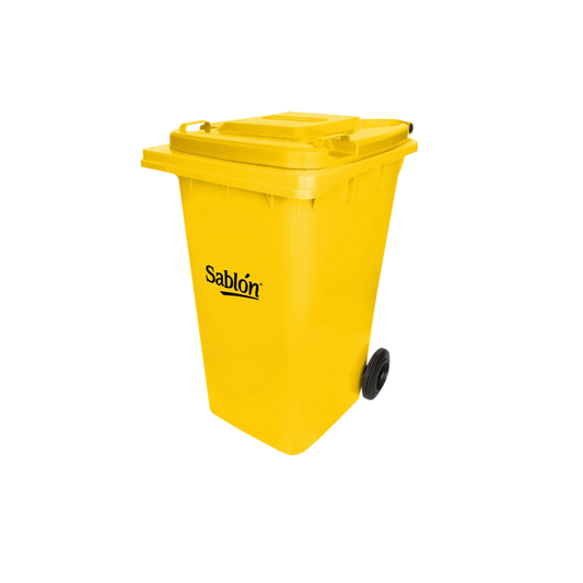 CONTENEDOR PARA BASURA 240 LITROS SIN PEDAL MARCA SABLÓN 8923AM