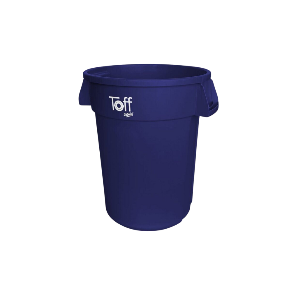 CONTENEDOR TOFF PARA BASURA 120 LITROS SABLÓN SKU 9185NE