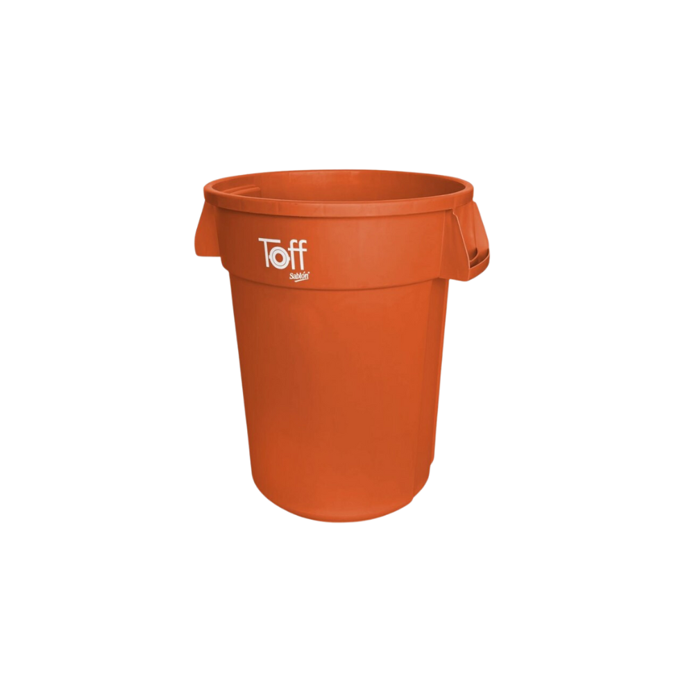 CONTENEDOR TOFF PARA BASURA 120 LITROS SABLÓN SKU 9185NE