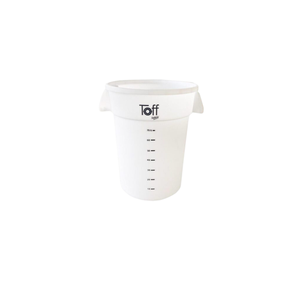 CONTENEDOR TOFF PARA BASURA 120 LITROS SABLÓN SKU 9185NE