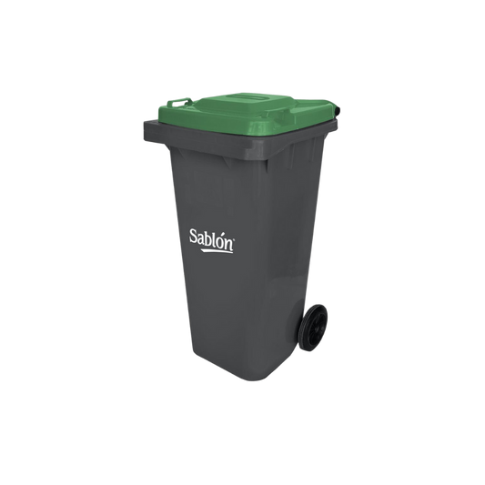 CONTENEDORES DE BASURA MARCA SABLÓN SIN PEDAL DE 120 LITROS  9236VD 9236VD