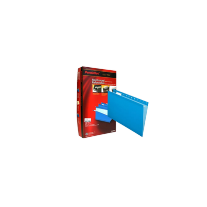 FOLDER COLGANTE PENDAFLEX TAMAÑO OFICIO 1 PAQUETE CON 25 PIEZAS COLOR AZUL 93502
