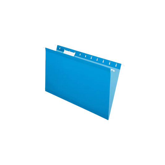 FOLDER COLGANTE PENDAFLEX TAMAÑO OFICIO 1 PAQUETE CON 25 PIEZAS COLOR AZUL 93502
