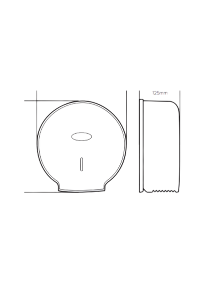 DESPACHADOR DE PAPEL HIGIENICO COLOR BLANCO JOFEL 1 PZA MODELO: AE77000