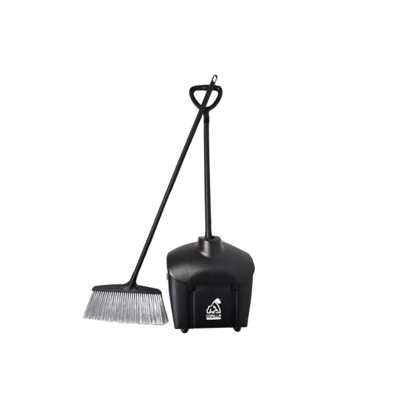 RECOGEDOR CON CEPILLO Y ESCOBA XL HEAVY DUTY AF-01215