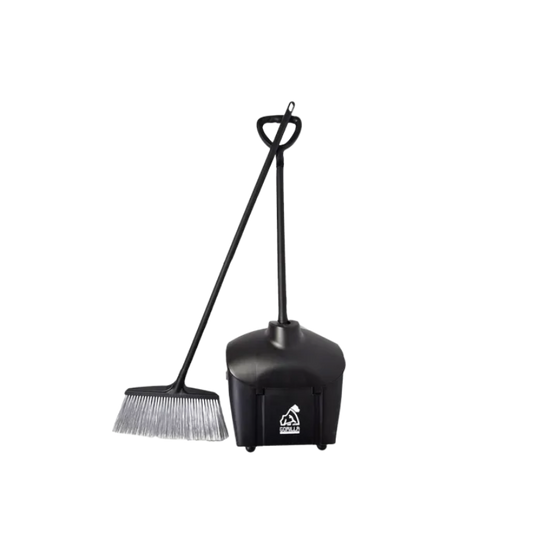 RECOGEDOR CON CEPILLO Y ESCOBA XL HEAVY DUTY AF-01215