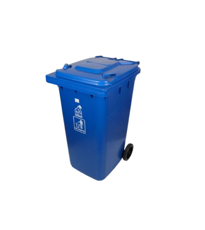 CONTENEDOR DE 240 LITROS CON TAPA Y LLANTAS HEAVY DUTY AF-07322