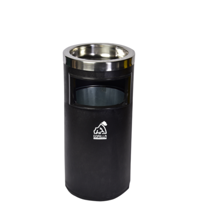 CESTO CON CENICERO DE 8 LITROS / PORTA EXTINTOR AF07500