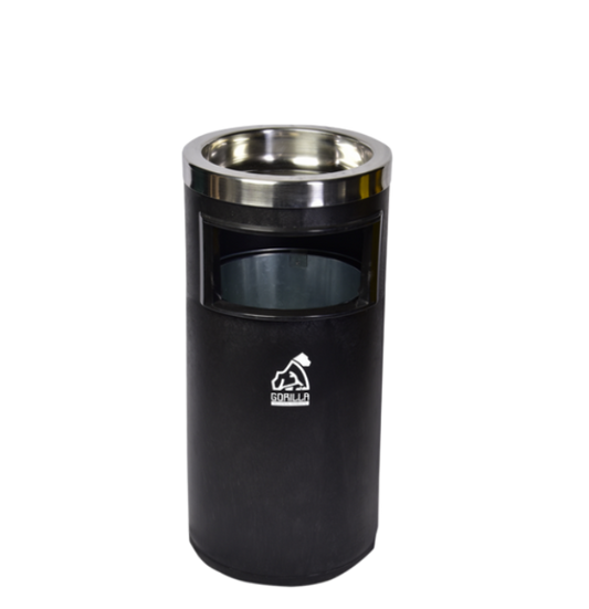 CESTO CON CENICERO DE 8 LITROS / PORTA EXTINTOR AF07500