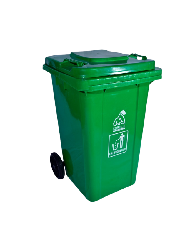 CONTENEDOR DE 100 LITROS CON TAPA Y LLANTAS HEAVY DUTY AM-07300