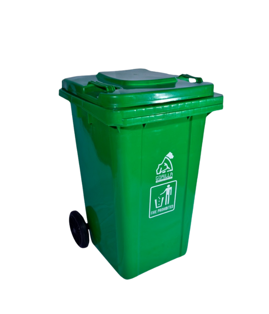 CONTENEDOR DE 100 LITROS CON TAPA Y LLANTAS HEAVY DUTY AM-07300