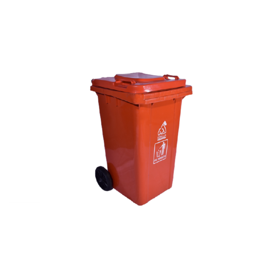 CONTENEDOR DE 360 LITROS CON TAPA Y LLANTAS HEAVY DUTY AM-3360