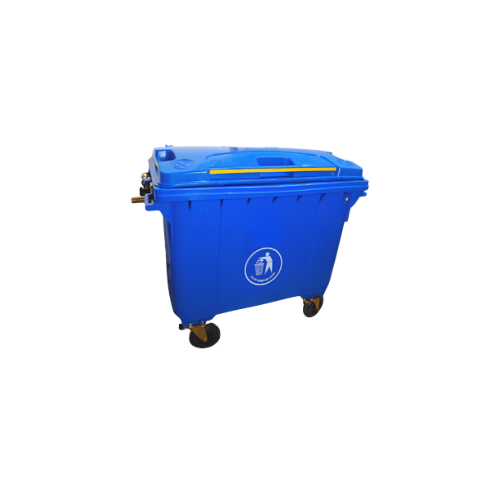 CONTENEDOR DE 660 LITROS CON TAPA Y LLANTAS HEAVY DUTY AM-3660