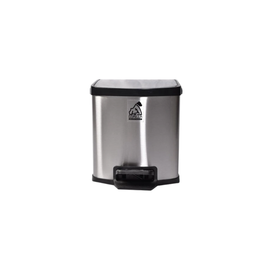 BOTE PEDAL CUADRADO DE ACERO INOXIDABLE 5 LITROS AO5-A2-5LB