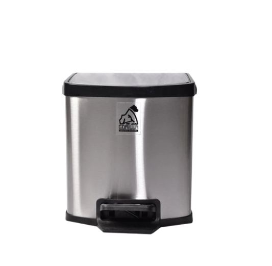 BOTE PEDAL CUADRADO DE ACERO INOXIDABLE 5 LITROS AO5-A2-5LB
