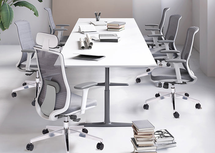 SILLA EJECUTIVA CREW GRIS OHE-112 GRIS
